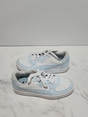 Puma  White and Blue Sneakers